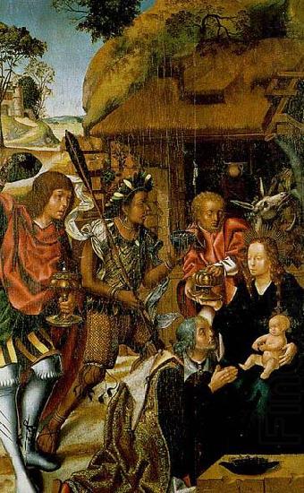 FERNANDES, Vasco Adoration of the Magi china oil painting image